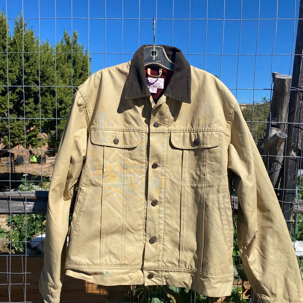 Filson Dry Tin Mackinaw Lined Ranch coat sz large